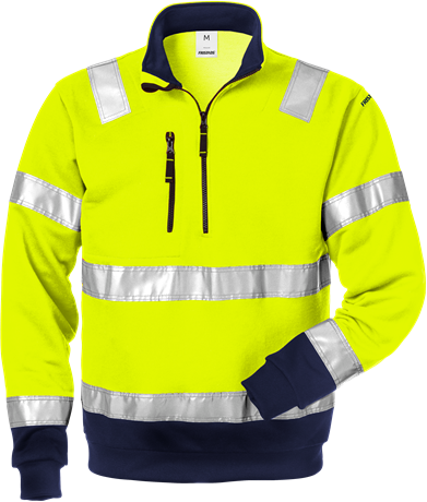 sweatshirt 728 fristads gulblå