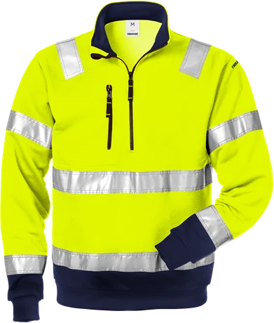 sweatshirt 728 fristads gulblå