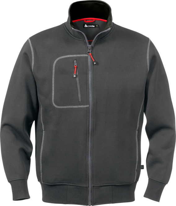 sweatshirt 1747 mörkgrå