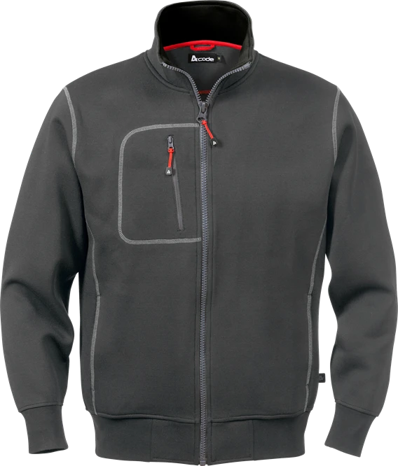 sweatshirt 1747 mörkgrå