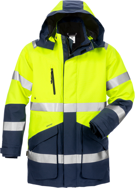 fodradparkas 4989 gul/marin