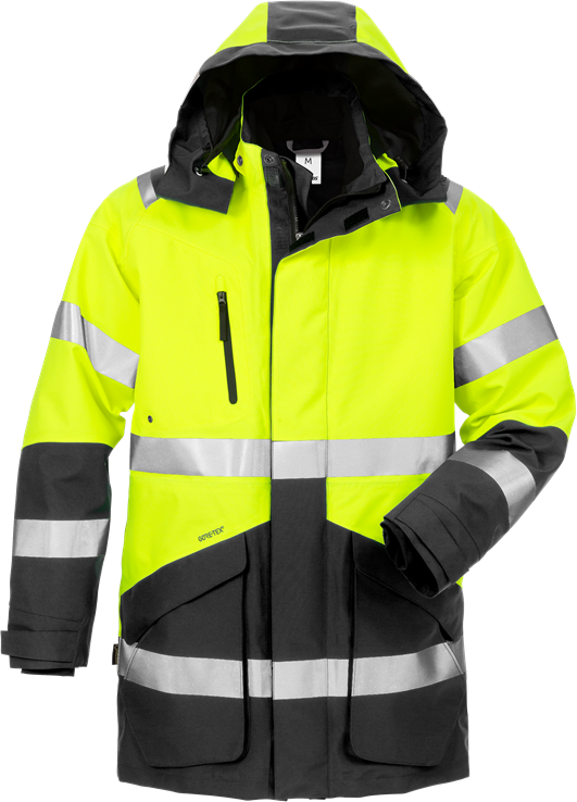 fodradparkas 4989 gul/svart