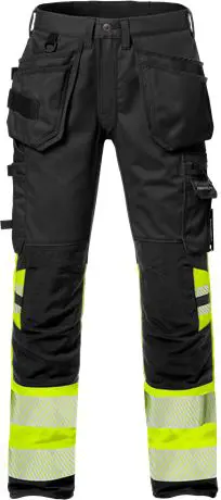 Byxa 2709 PLU dam gul/svart