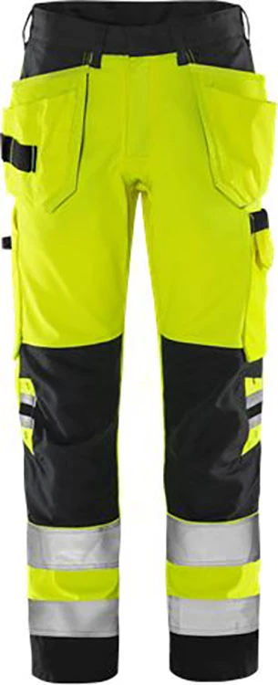 Varselbyxa kl2 Fristads Gul Sv