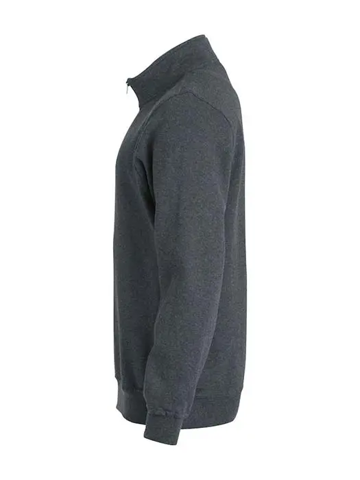 Sweatshirt Halv Zip antracit