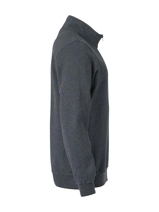 Sweatshirt Halv Zip antracit