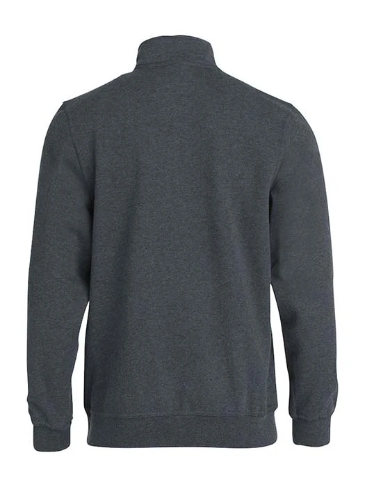 Sweatshirt Halv Zip antracit