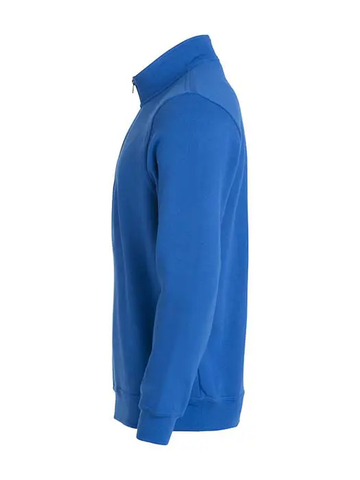 Sweatshirt Halv Zip royalblå