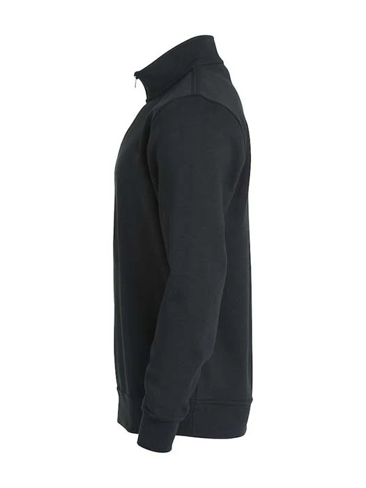 Sweatshirt Halv Zip svart