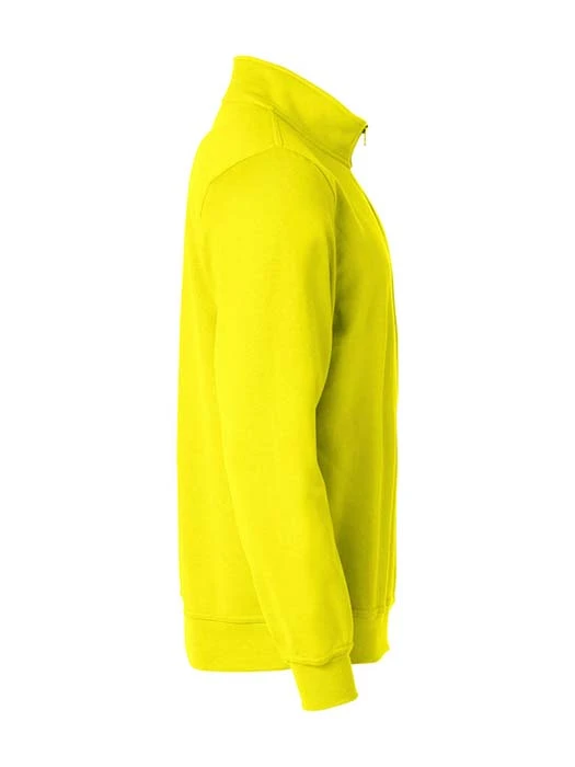 Sweatshirt Halv Zip HV gul
