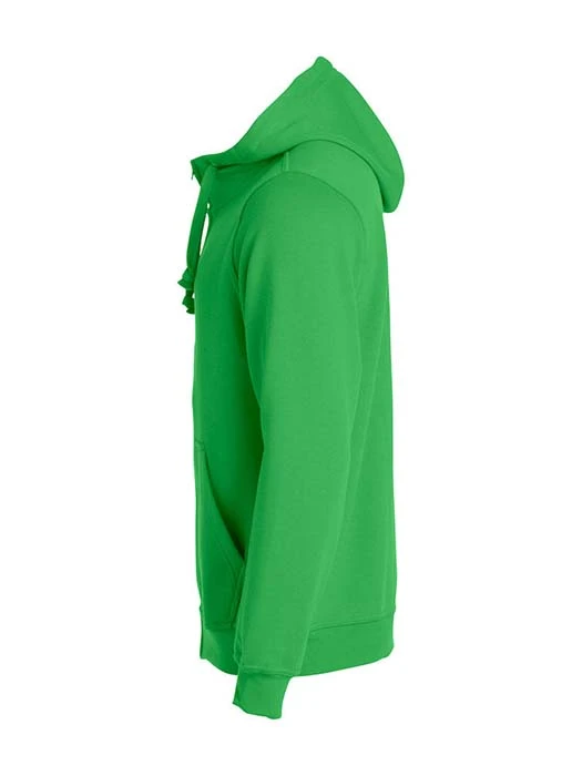 Hoodtröja Hel Zip äpplegrön