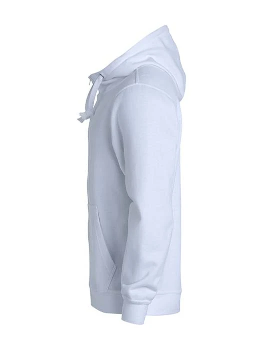 Hoodtröja Hel Zip vit