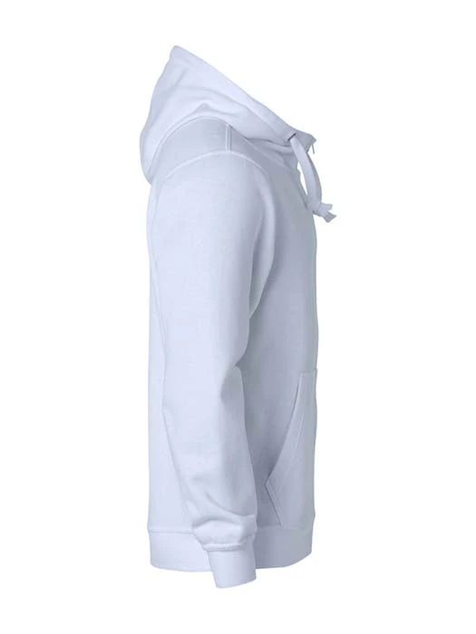 Hoodtröja Hel Zip vit