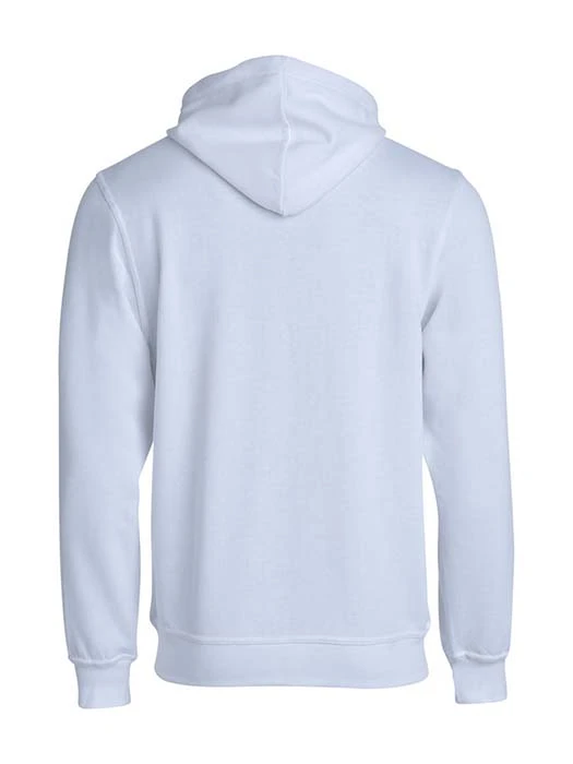 Hoodtröja Hel Zip vit