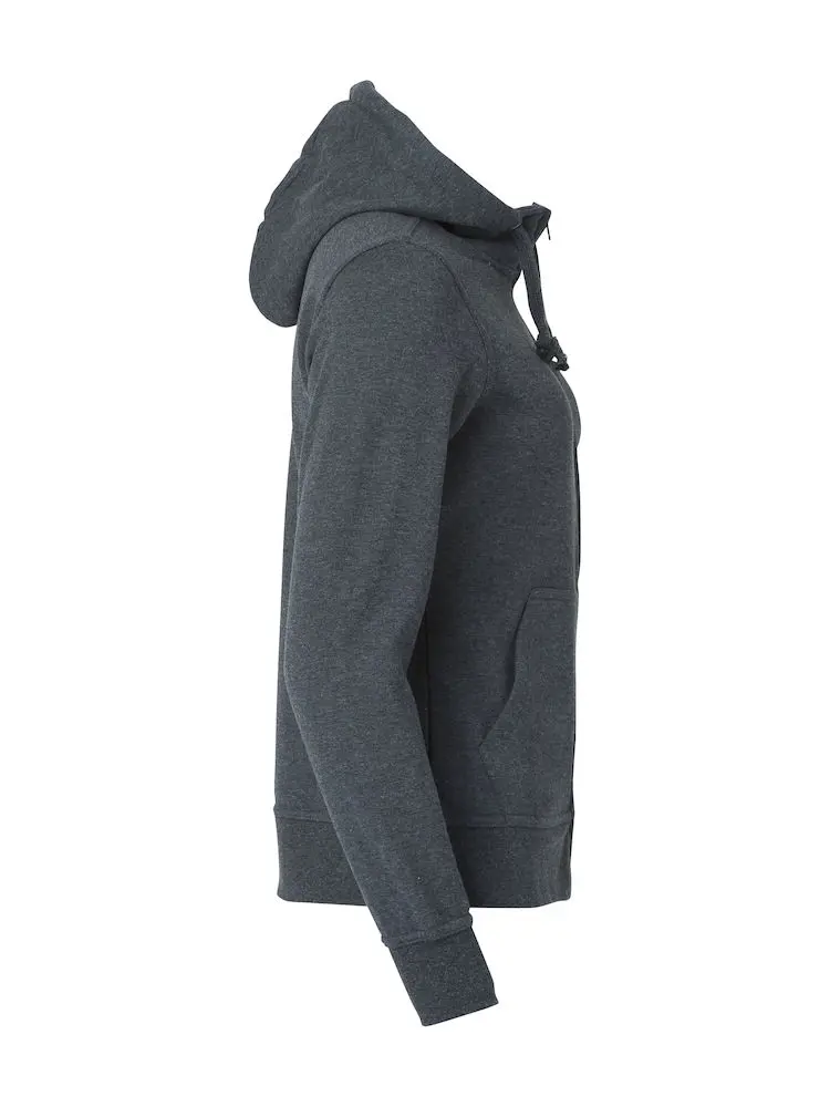 Basic hoodie dam antracit