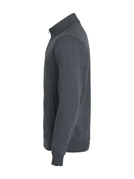 Sweatshirt Hel Zip antracit