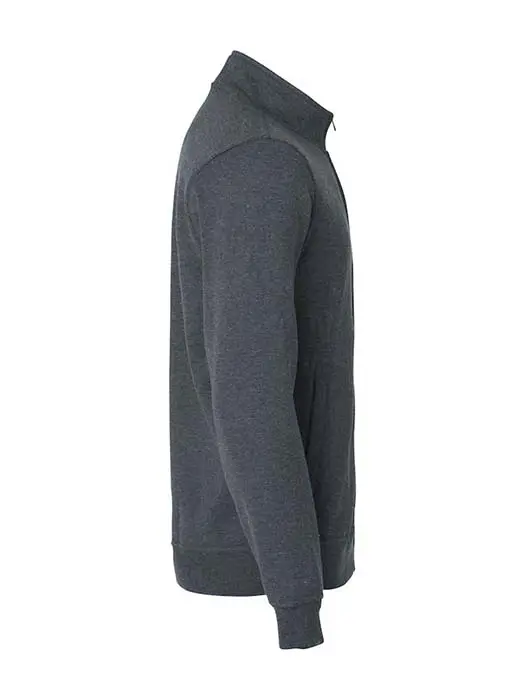 Sweatshirt Hel Zip antracit