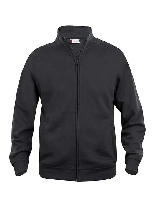 Sweatshirt Hel Zip svart