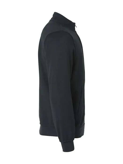 Sweatshirt Hel Zip svart