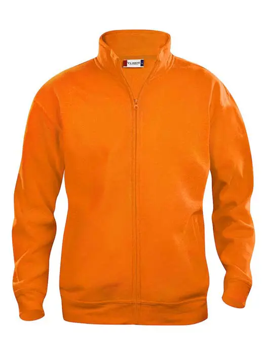 Sweatshirt Hel Zip HV orange