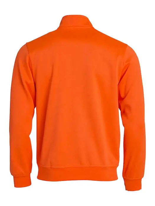 Sweatshirt Hel Zip HV orange