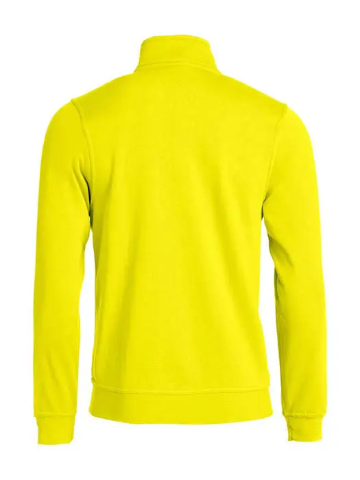 Sweatshirt Hel Zip HV gul