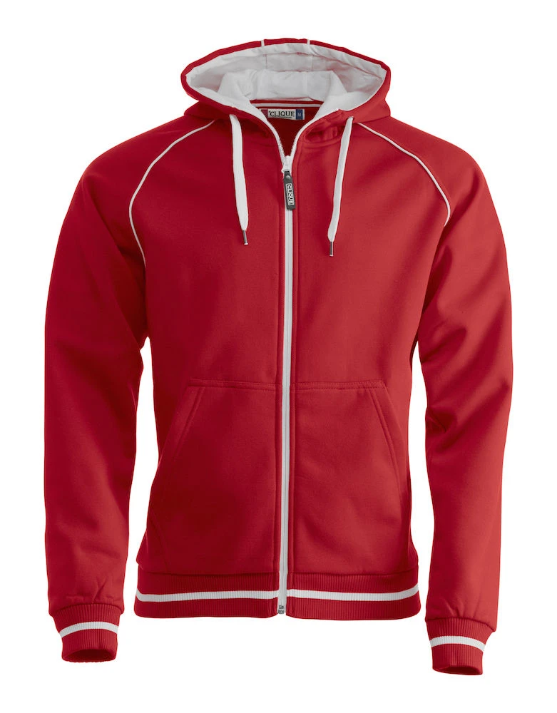 hoodie gerry clique röd