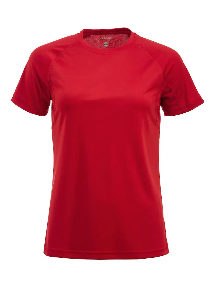 T-shirt Active dam röd