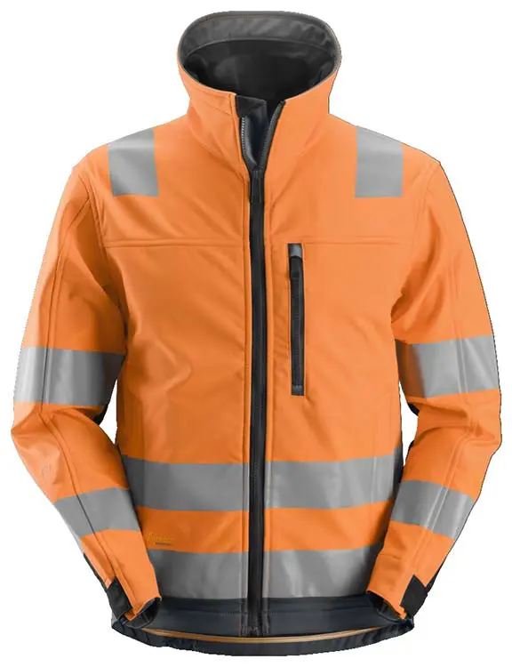 softshell 1230 orange/stålgrå