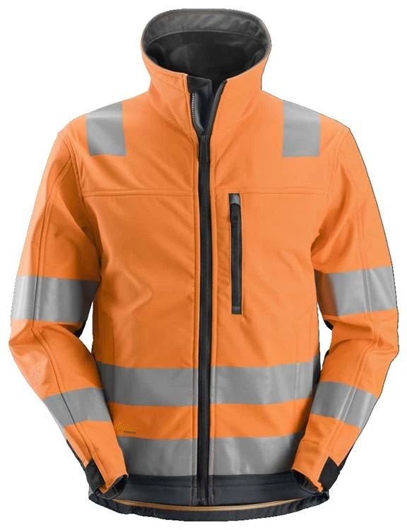 softshell 1230 orange/stålgrå