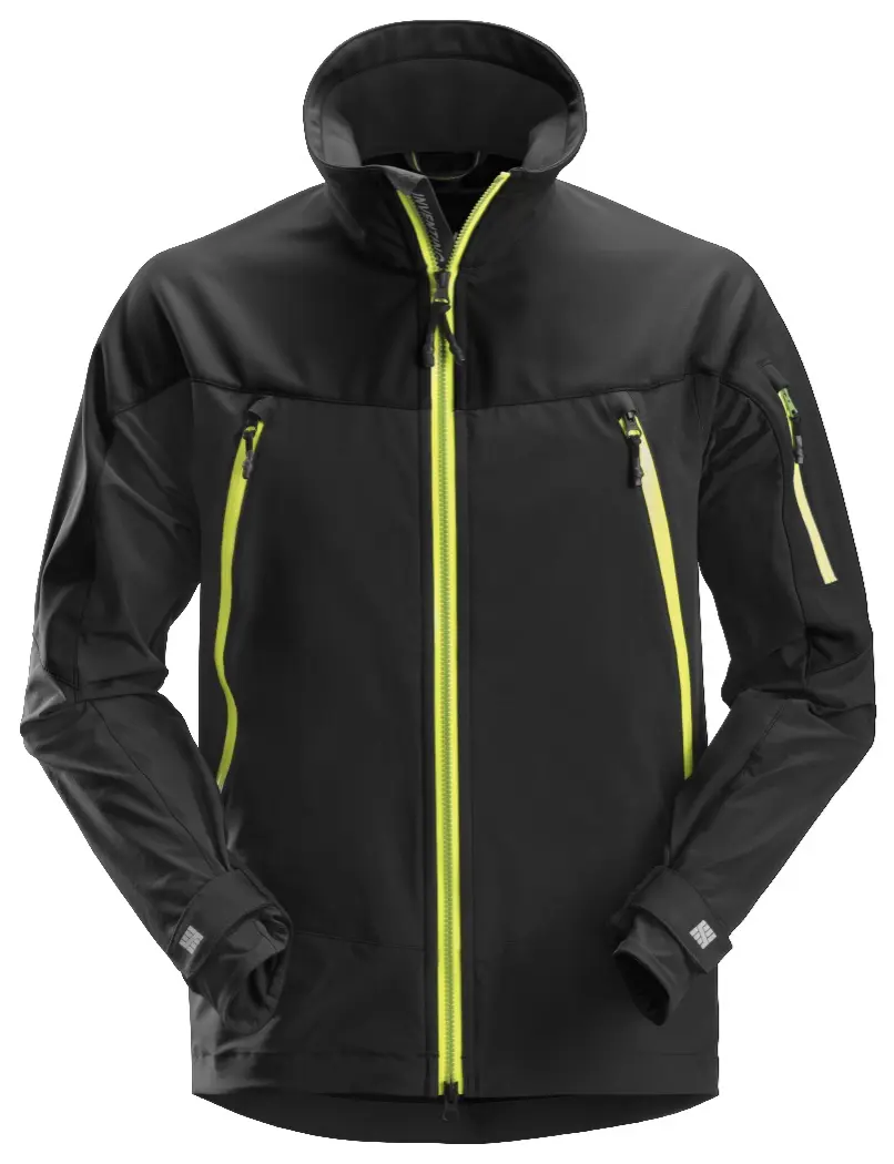 softshelljacka snickers svart