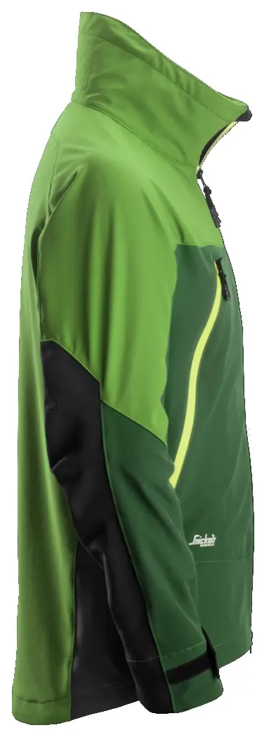 softshelljacka snickers grön