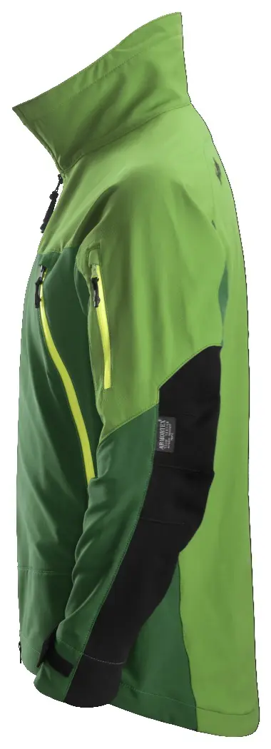 softshelljacka snickers grön