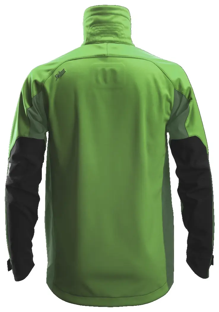 softshelljacka snickers grön