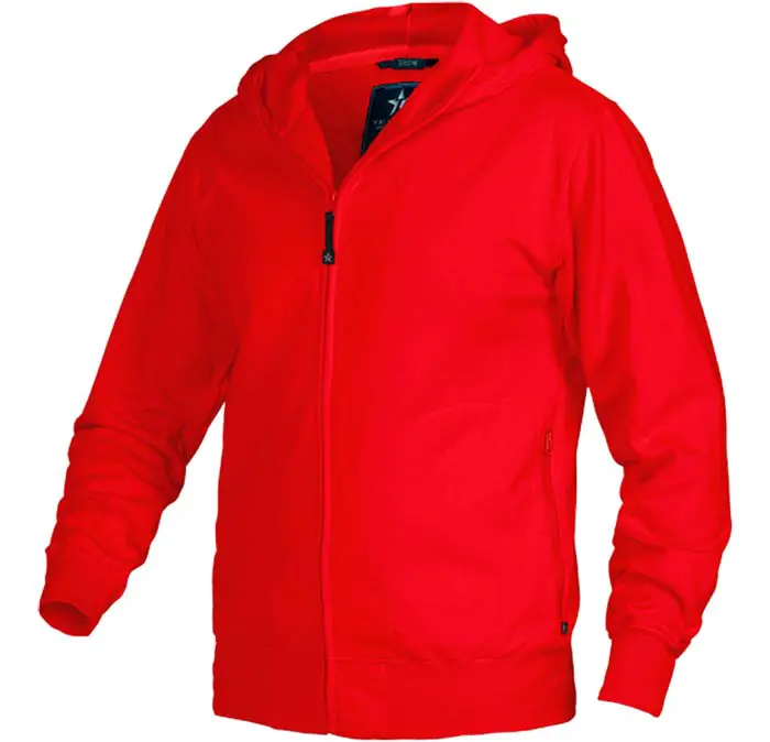 hoodtröja HC03 texstar röd