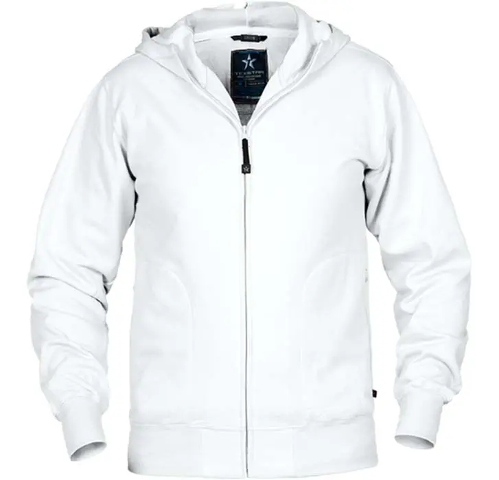 hoodtröja HC03 texstar vit