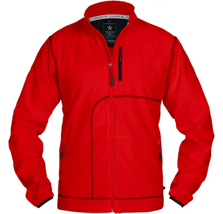 softshelljacka fj58 röd texsta