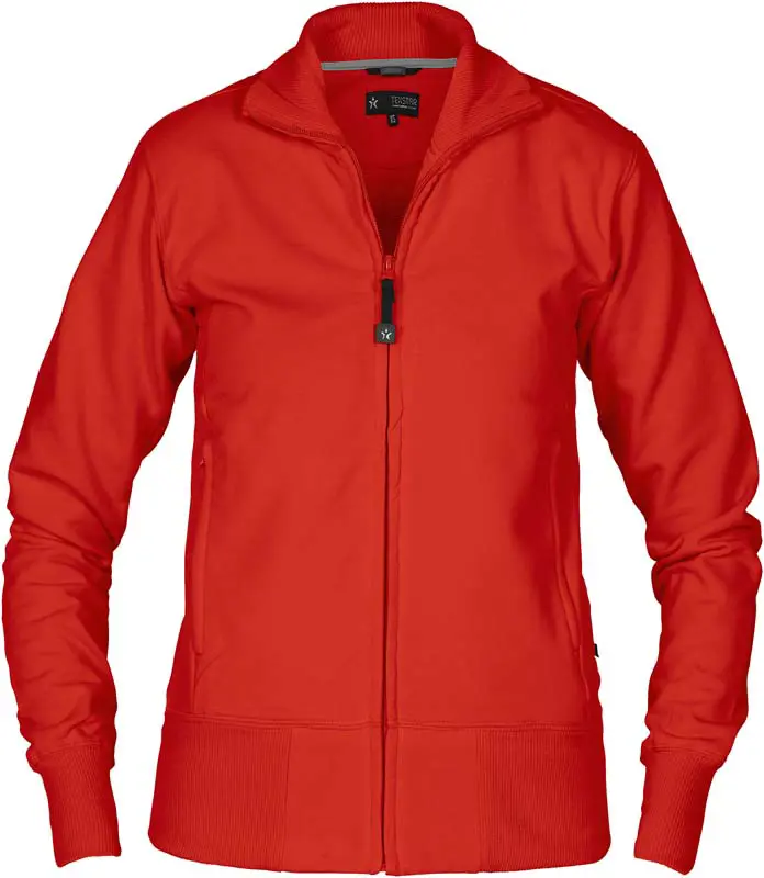 TexstarDamSweatshirtWC04röd