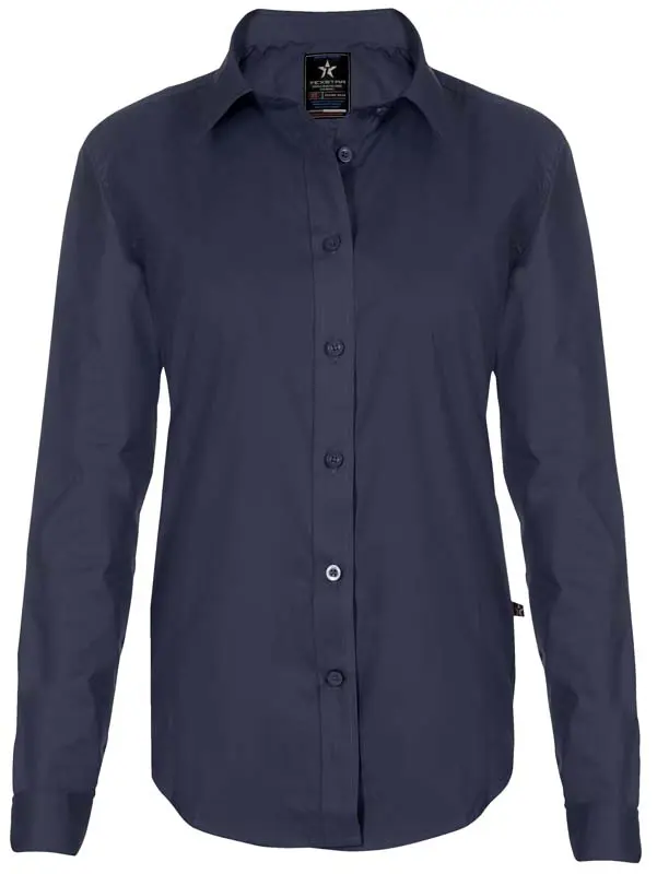 Texstar damskjorta WS19 marin