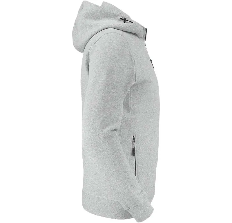 Hoodtröja Hel Zip HC09 ljusgrå