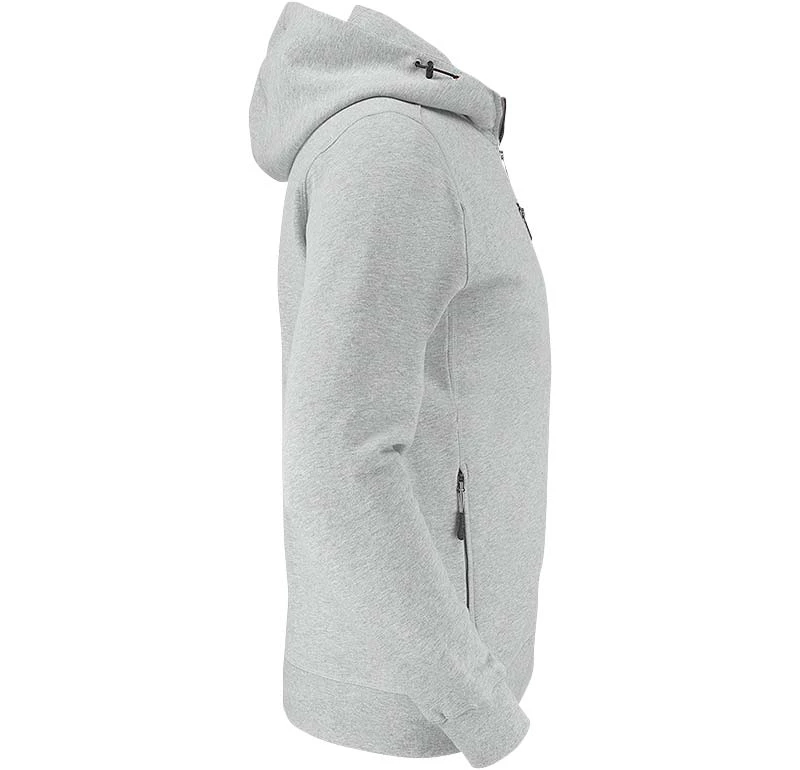 Hoodtröja Hel Zip HC09 ljusgrå