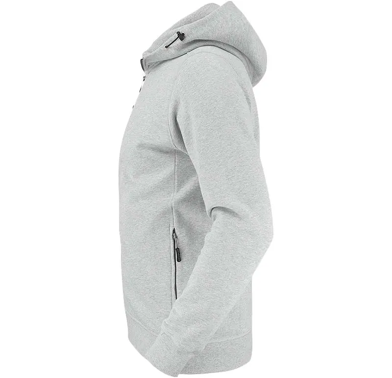 Hoodtröja Hel Zip HC09 ljusgrå