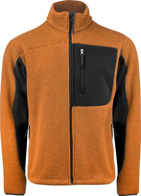 Fleecejacka FJ85 orange/svart